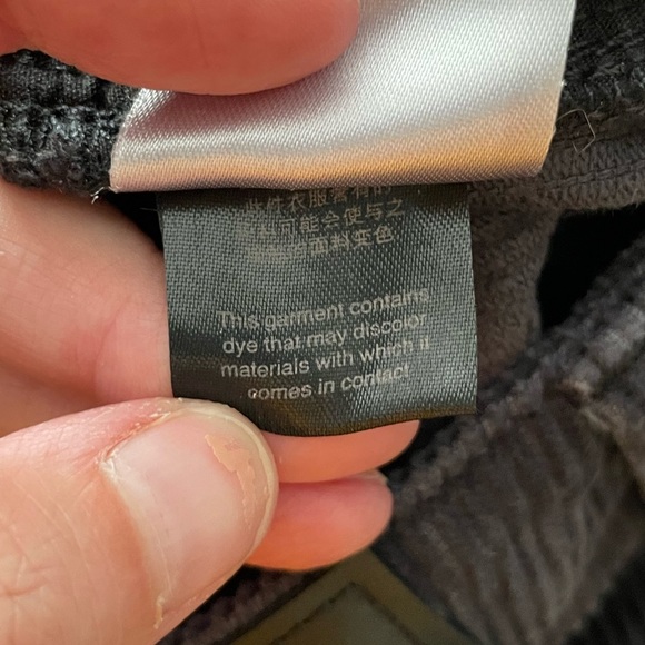 BDG Mom High Rise Corduroy Pants Size 26 Grey/Navy - Picture 12 of 12